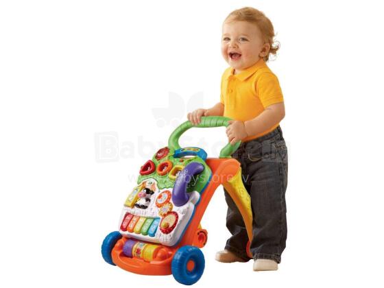 Vtech First Steps Baby Walker Art.80-077084 Stumjamā rotaļlieta (palīgs pirmo soļu speršanā)