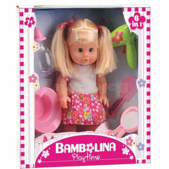 Bambolina Art.1403  Кукла с аксеcсуарами, 30 см