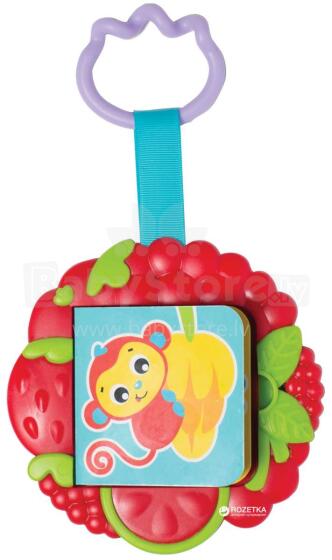 Playgro Teething Time Art.0185483 Развивающая игрушка-прорезыватель Книжка