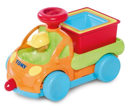 Tomy Art.E72467 Развивающая игрушка Грузовик с пирамидой