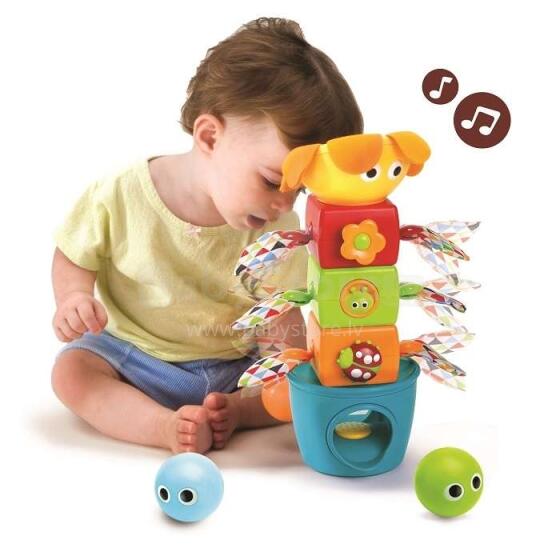 Yookidoo Stack Flap N Tumble Art.40112 Attīstošā muzikālā piramīda