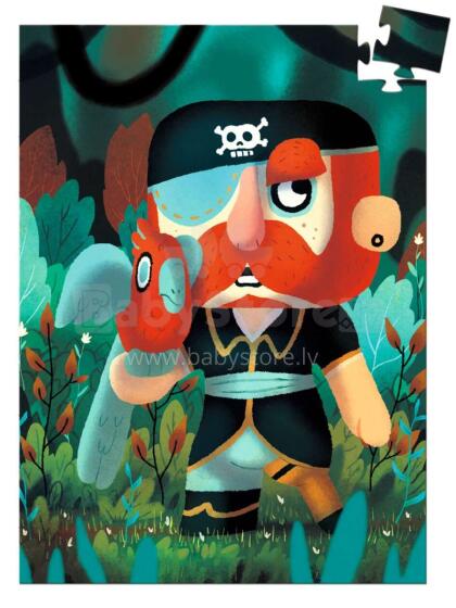 Djeco Mini Puzzles Art.DJ07671  Mazā puzle –Pirāts Sems(60 gab.)