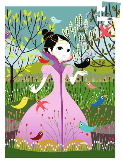 Djeco Mini Puzzles Art.DJ07672  Mazā puzle –Princese Elvīra(60 gab.)