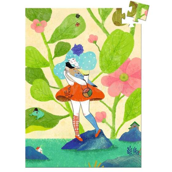 Djeco Mini Puzzles Art.DJ07676  Mazā puzle –Čiki jaunkundze(60 gab.)