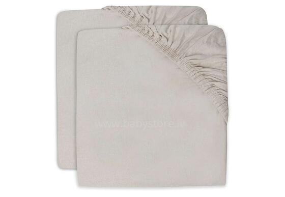 Jollein Jersey Art.2511-501-00093 Nougat palags ar gumiju 40/50x80/90cm 2gb