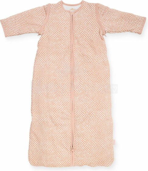 Jollein With Removable Sleeves Art.016-548-65344 Snake Pale Pink  - спальный мешок с рукавами 70см