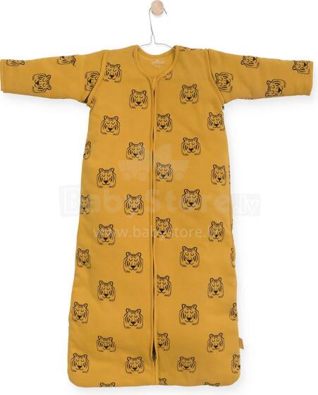 Jollein With Removable Sleeves Art.016-548-65282 Tiger Mustard - kokvilnas guļammaisiņš ar rokām 70cm