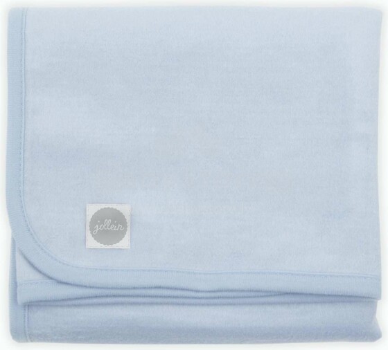 Jollein Cotton Light Blue Art.514-511-00082  Детское одеяло из натурального органического хлопка , 75х100см