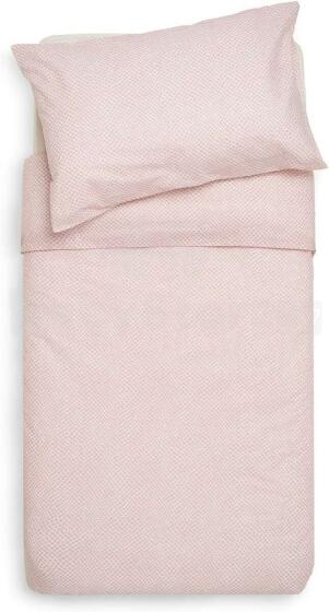 Jollein Duvet Cover Art.003-005-65344 Snake Pale Pink -  Bērnu dabīgas kokvilnas komplekts no 2 daļām