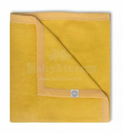 Jollein Cotton Yellow Art.514-511-00040 Детское одеяло из натурального органического хлопка , 75х100см