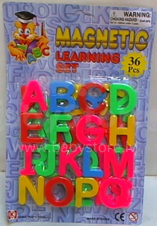I-Toys Art. A-655 Буквы на магнитах, 36 шт. (англ. яз.)