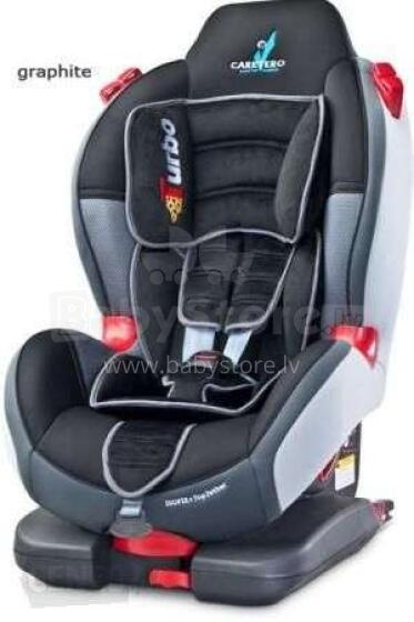 Caretero Art.W-316 Sport Turbo Fix Graphite Детское автокресло (9-25 кг)