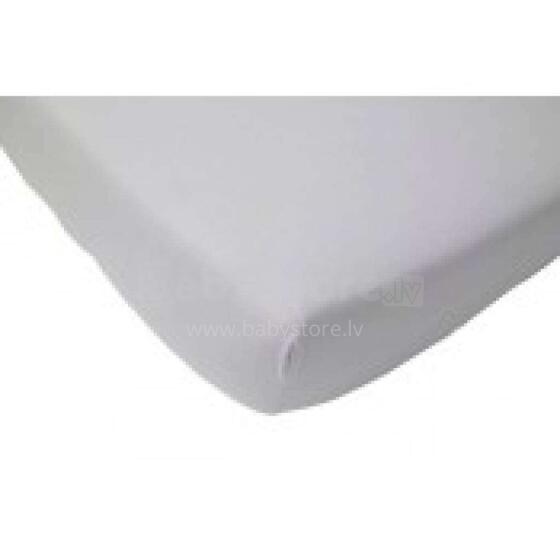 Jollein Jersey Soft Grey Art.511-501-00078 Palags ar gumiju 40x80/90cm