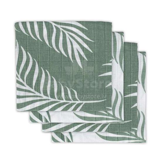Jollein Muslin Nature Ash Art.535-851-65313 Augstākās kvalitātes muslina ietināšanas autiņš no bambusa, 4 gb. (70x70 cm)