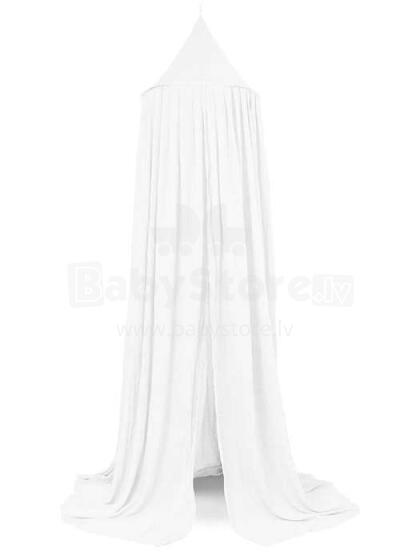 Jollein Canopy Vintage Art.002-005-10001 White - Универсальный тюлевый балдахин для детской кроватки (245 cм)
