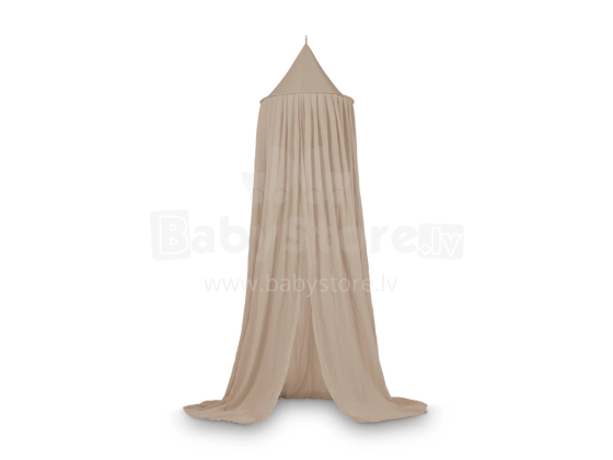 Jollein Canopy Vintage Nougat Art.002-005-00093 Nougat - Универсальный тюлевый балдахин для детской кроватки (245cм)