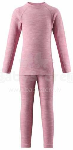 „Reima '18 Kinsei Art.536184-4320“ šiltų vilnonių vaikų terminis komplektas-kostiumas (išmatavimai: 110-140 cm)