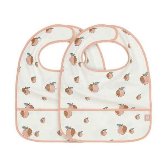 Jollein Bib Waterproof Art.029-864-66030 Peach