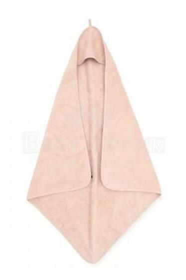 Jollein Bath cape Terry 100x100cm Pale Pink 534-836-00090 Bērnu Dvielis ar kapuci