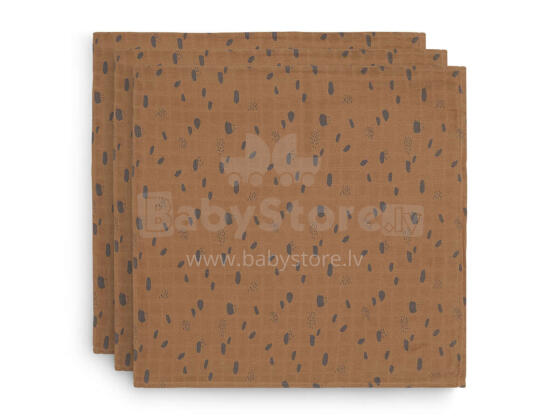 Jollein Muslin Spot Caramel Art.535-855-65346 (70x70 cm)