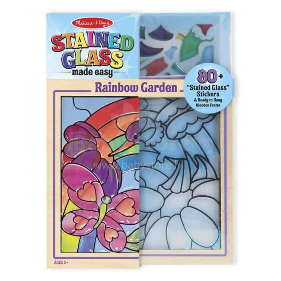 Melissa&Doug Stained Glass Rainbow Garden Art.14264 Набор Витраж-Мозайка