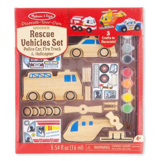 Melissa&Doug Rescue Set Art.19528 Набор для творчества-Раскрась сам