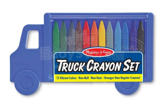 Melissa&Doug Princess Crayons Art.14159 krāsainie krīti 12 gab