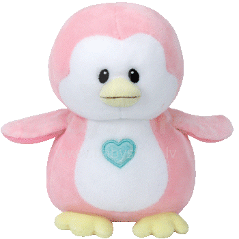 TY Baby Ty PENNY Pink Pingvīns Art.TY32156 Augstvērtīga mīksta plīša rotaļlieta