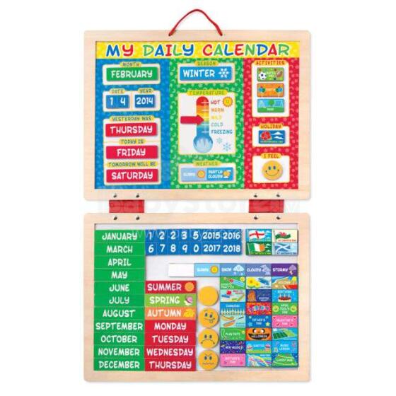 Melissa&Doug Magnetic Calendar Art.19253 Магнитный календарь