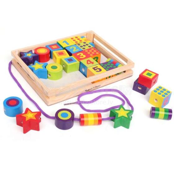 Melissa&Doug Lacing Beads Art.13775  Набор больших бусин