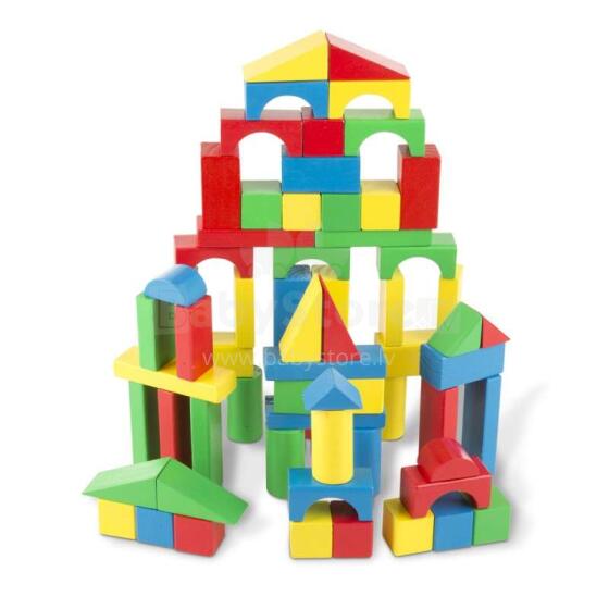 Melissa&Doug Wood Bloks  Art.10481 Koka kluči,100 gab