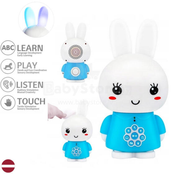 Alilo Art.G6 Pink LV – Interactive Educational Music Player/Night Light for Children from 0 Months with Latvian Voice