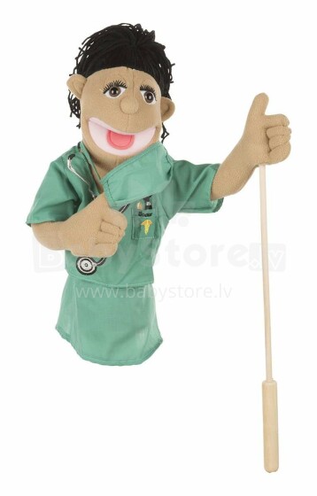 Melissa&Doug Puppets Doctor Art.12550  Высококачественная мягкая игрушка марионетка на руку