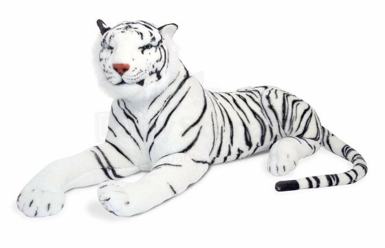 Melissa&Doug Stuffed White Tiger Art.13979   Kvaliteetne pehme mänguasja