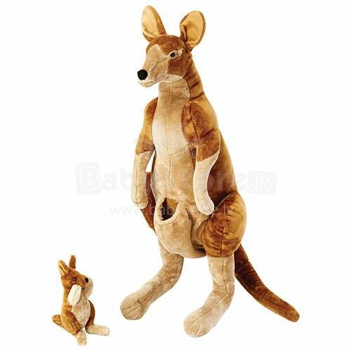 Melissa&Doug Stuffed Kangaroo Art.18834  Kvaliteetne pehme mänguasja