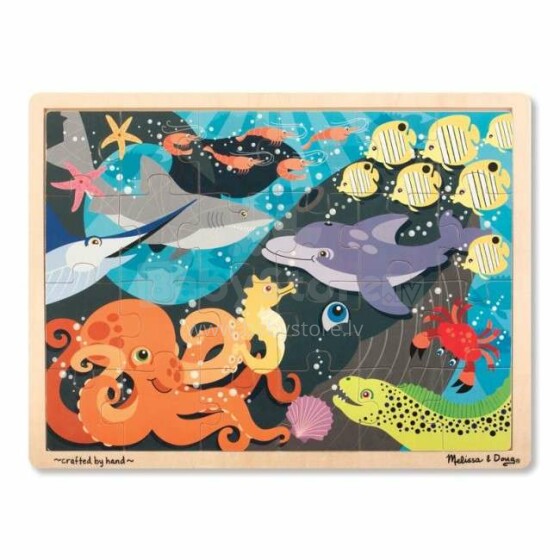 „Melissa & Doug Jigsaw Puzzles Ocean Art“. 19072 m. „Koka“ galvosūkis