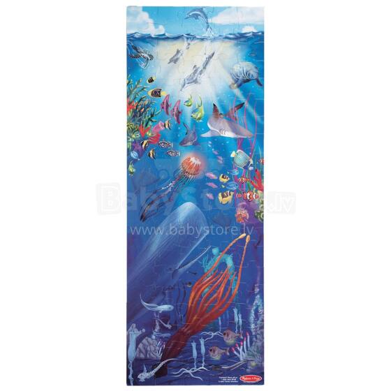 Melissa&Doug Floor Puzzle Under The Sea Art.10443 Grīdas puzle paklājiņš (100 gab.)
