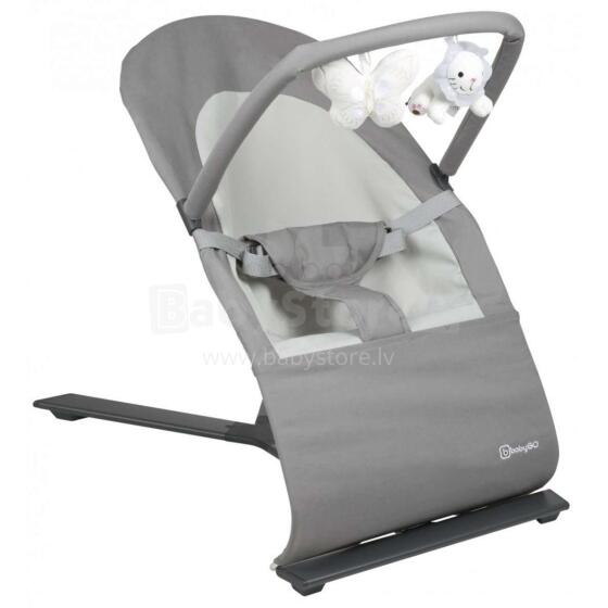 BabyGo Fancy Grey Art.98741 Šūpuļkrēsliņš mazuļiem