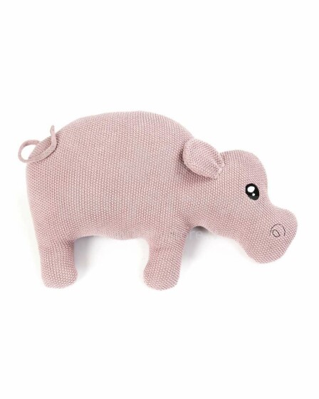 Smallstuff Knitted Cushion Powder Hippo Art.40045-2  Декоративная подушка из 100% хлопка