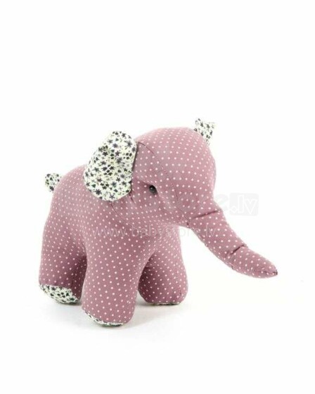 Smallstuff Fabric Elephant Art.40035-04  Детская игрушка из натурального хлопка,17см