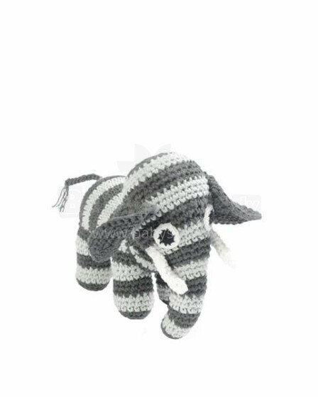 Smallstuff  Crochet Animals Art.40008-15  Mīkstā adīta rotaļlieta no dabiska bambusa,20cm