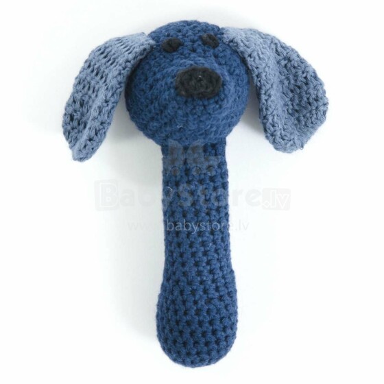 Smallstuff Crochet Maracas Dog Art.40005-23 Kootud kõristi vastsündinule