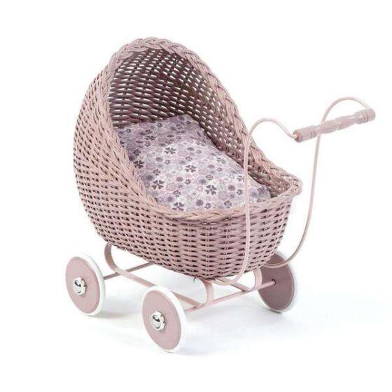 Smallstuff Doll Stroller Powder Art.51001-10  Moderni rati lellēm ar matraci
