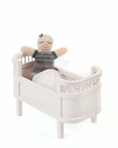 Smallstuff Rosalline Doll Bed Art.40040-08  Кроватка для кукол с постельным бельём