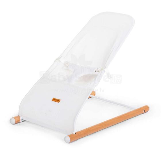 Childhome Evolux Bouncer  Art.CHEVOBONW White Ergonomisks šūpuļkrēsliņš