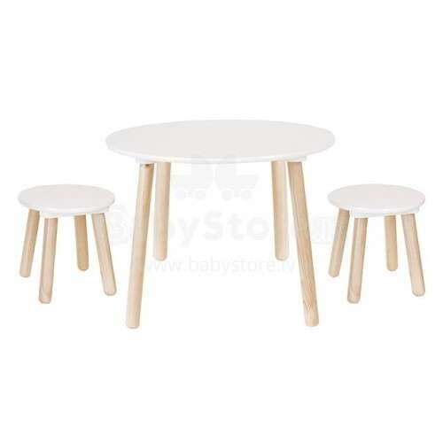 JaBaDaBaDo Table&Stool  Art.H13201   Bērnu koka galds + taburets(2.gab)