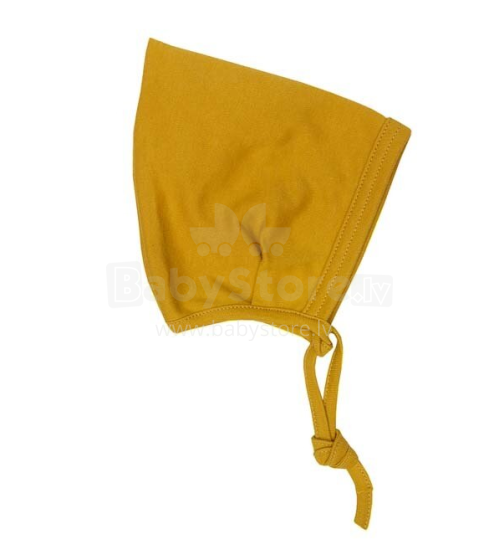 Wooly Organic Baby Hat Art.99282 Yellow  Mazuļu (zīdaiņu) cepure no 100% organiskās kokvilnas