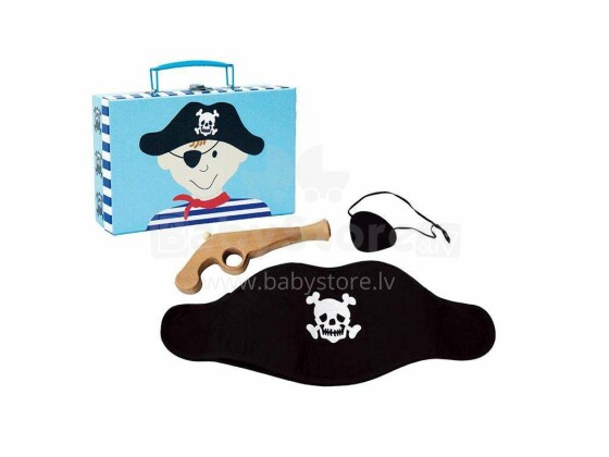 JaBaDaBaDo Bag Pirate Art.A3059  Чемоданчик для хранения игрушек,1 шт