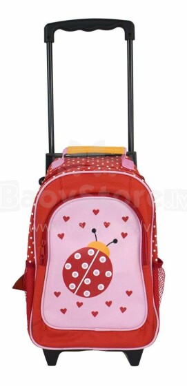 JaBaDaBaDo Trolley Ladybug  Art.L21004 Детский чемодан на колёсиках