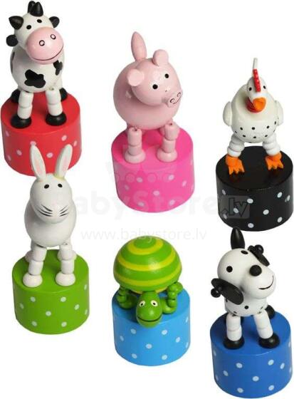 JaBaDaBaDo Press Figures Art.K9960 Танцующие деревянные Марионетки 1 шт.